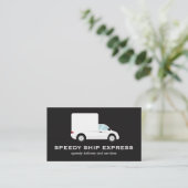 Logo für Lieferwagen-Treiber Visitenkarte (Stehend Vorderseite)