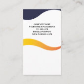 Logo für "Light Bulle Rocket" | Wave Design Busine Visitenkarte (Rückseite)