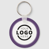Logo für Lila Werbeaktionen Schlüsselanhänger (Rückseite)