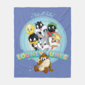 Logo für Looney Tunes | Das sind alle Leute Fleecedecke (Vorderseite)