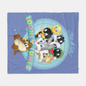 Logo für Looney Tunes | Das sind alle Leute Fleecedecke (Vorderseite (Horizontal))