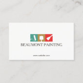 Logo für Malwerkzeuge Visitenkarte (Vorderseite)