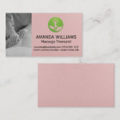 Logo für Massagetherapie Visitenkarte (Vorne/Hinten)