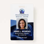 Logo für medizinische Versorgung Blue DNA Foto Nur Ausweis (Vorderseite)