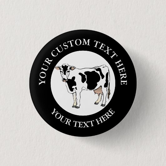 Logo für Milchkühe Button (Vorderseite)