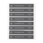 Logo für Minimalistische Graue Unternehmen (Bogen)