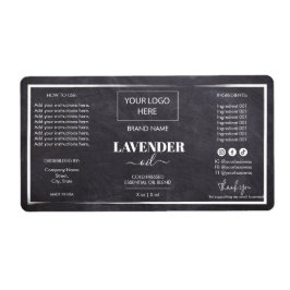 Logo für Minimalistische schwarze Dropper-Flasche