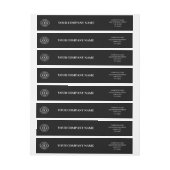 Logo für Minimalistische Schwarze Unternehmen (Bogen)