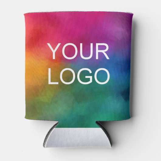 Logo für Minimalistische Vorlagen für benutzerdefi Dosenkühler (Vorderseite)