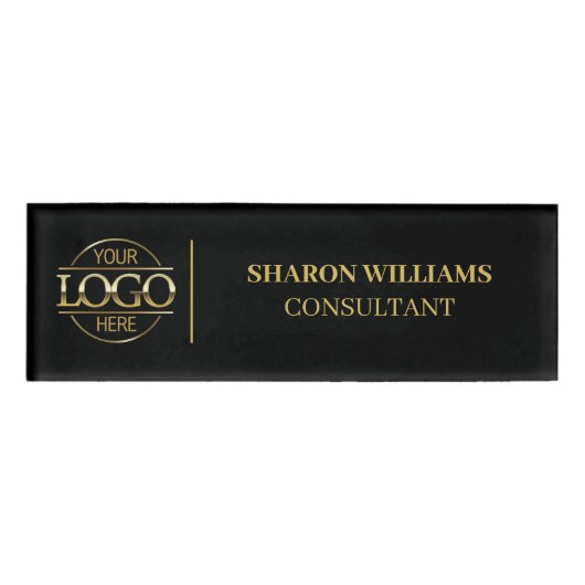 Logo für Mitarbeiter des benutzerdefinierten Unter Namenschild (Vorderseite)