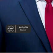 Logo für Mitarbeiter des benutzerdefinierten Unter Namensschild