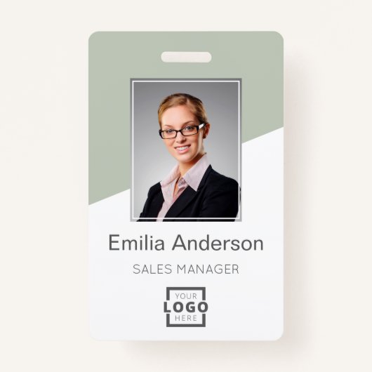 Logo für Mitarbeiter eines benutzerdefinierten Unt Ausweis (Vorderseite)