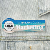 Logo für Mitarbeiter einfach Namensschild