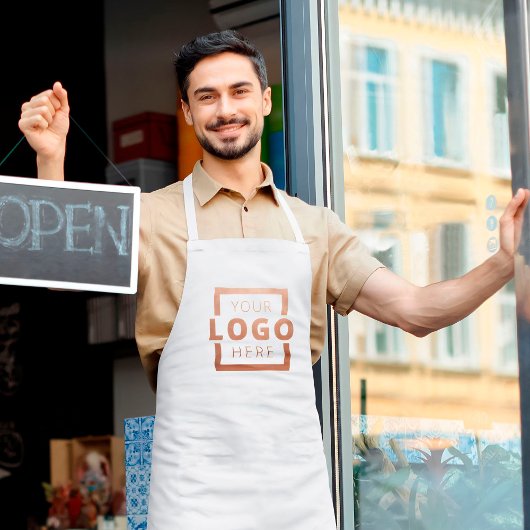 Logo für Mitarbeiter von benutzerdefinierten Unter Lange Schürze