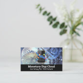 Logo für mobile Apps | Krypto-Währungen Visitenkarte (Stehend Vorderseite)