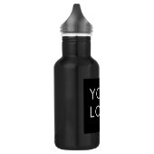 Logo für moderne Berufliche Unternehmen Edelstahlflasche (Links)