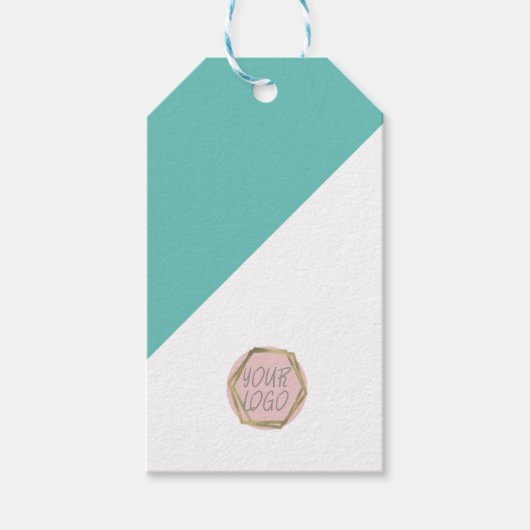 Logo für moderne Boutique Geschenkanhänger (Vorderseite)