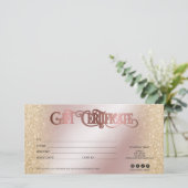 Logo für moderne Geschenkgutscheine (Stehend Vorderseite)