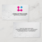 Logo für moderne Technologie Terminkarte (Vorne/Hinten)