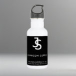 Logo für moderne Unternehmen für Schwarze Unterneh Edelstahlflasche<br><div class="desc">Mit dieser schlanken und beruflichen Edelstahl-Wasserflasche-Vorlage verbessern Sie Ihr Image im Unternehmen. Der elegante schwarze Hintergrund schafft ein minimalistisches Design, das raffiniert wirkt und einen bleibenden Eindruck hinterlässt. Diese Wasserflasche ist vollständig anpassbar und ermöglicht das nahtlose Hinzufügen des Monogrammlogos und der Kontaktinformationen Ihres Unternehmens. Damit passt sie perfekt zu Ihrer...</div>