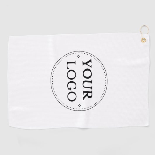 Logo für moderne Unternehmen Golfhandtuch (Horizontal)