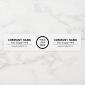 Logo für moderne Unternehmen Wasserflaschen Wasserflaschenetikett (Einzelnes Label)