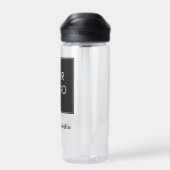 Logo für moderne Vorlagenunternehmen Trinkflasche (Rückseite)