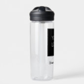 Logo für moderne Vorlagenunternehmen Trinkflasche (Vorderseite)