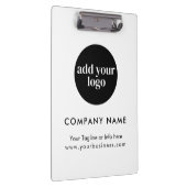 Logo für moderne White Business Custom Company Klemmbrett (Rechts)