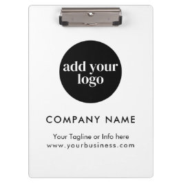 Logo für moderne White Business Custom Company Klemmbrett