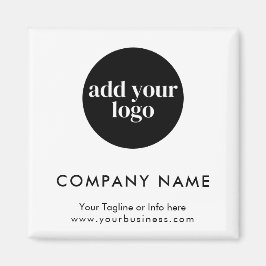 Logo für moderne White Business Custom Company Magnet