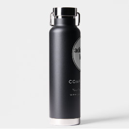 Logo für moderne White Business Custom Company Trinkflasche