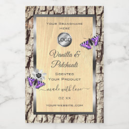 Logo für Naturbaumholz-Körner-Produktmarken Lebensmitteletikett