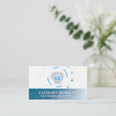 Logo für Netzwerkdatenbanksicherheit Visitenkarte (Stehend Vorderseite)