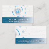 Logo für Netzwerkdatenbanksicherheit Visitenkarte (Vorne/Hinten)