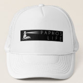 Logo für Paphos Life Truckerkappe (Vorderseite)