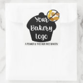 Logo für "Peanut Tree Nut Free Bakery" Quadratischer Aufkleber (Tasche)