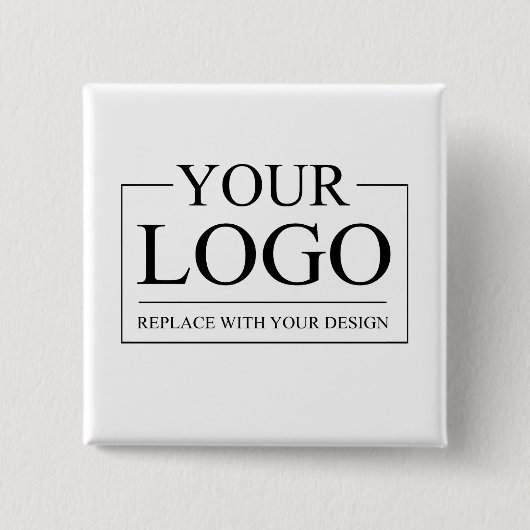 Logo für personalisierte Hochzeiten Button (Vorderseite)