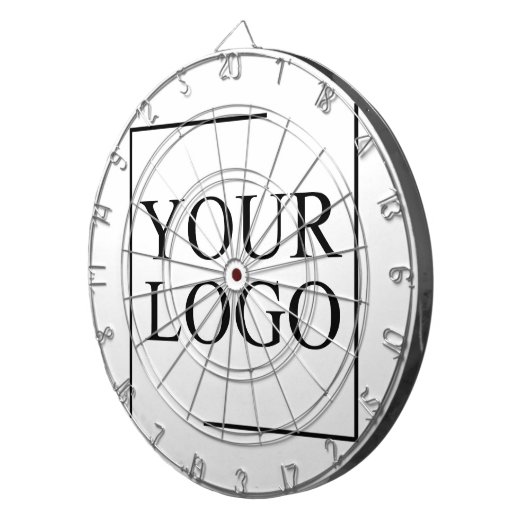 Logo für personalisierte Hochzeiten Dartscheibe (Vorderseite rechts)