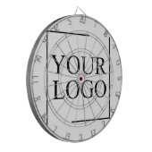 Logo für personalisierte Hochzeiten Dartscheibe (Vorderseite Links)