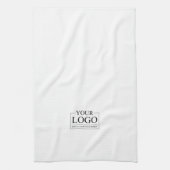 Logo für personalisierte Hochzeiten Geschirrtuch (Vertikal)