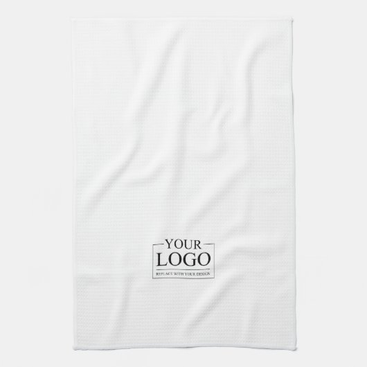 Logo für personalisierte Hochzeiten Geschirrtuch (Vertikal)