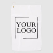 Logo für personalisierte Hochzeiten Golfhandtuch (Vorderseite)