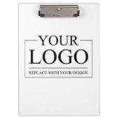 Logo für personalisierte Hochzeiten Klemmbrett (Vorderseite)