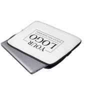 Logo für personalisierte Hochzeiten Laptopschutzhülle (Vorne Knopf)