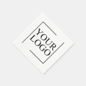 Logo für personalisierte Hochzeiten Serviette (Ecke)