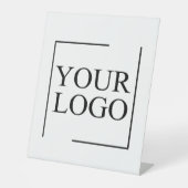 Logo für personalisierte Hochzeiten Sockelschild (Vorderseite)