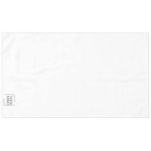 Logo für personalisierte Hochzeiten Tischdecke (Vorderseite (Horizontal))