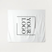 Logo für personalisierte Hochzeiten Wandteppich (Vorderseite (Horizontal))