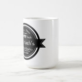 Logo für personalisierte Kaffeestuben Kaffeetasse (Mittel)